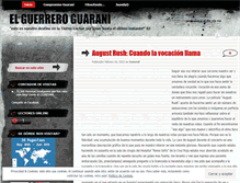 Tablet Screenshot of elguerreroguarani.wordpress.com