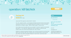 Desktop Screenshot of fatchick2.wordpress.com