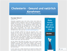Tablet Screenshot of cholesterin.wordpress.com