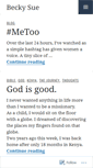 Mobile Screenshot of beckysue.wordpress.com