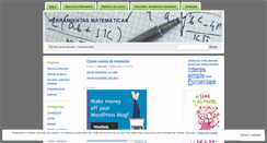 Desktop Screenshot of herramientasmatematicas.wordpress.com