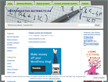 Tablet Screenshot of herramientasmatematicas.wordpress.com