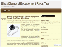 Tablet Screenshot of blackdiamondengagementringstips.wordpress.com