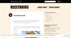 Desktop Screenshot of imaginandorecetas.wordpress.com