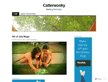 Tablet Screenshot of catterwonky.wordpress.com