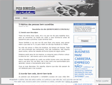 Tablet Screenshot of pecademissaoevatrabalhar.wordpress.com