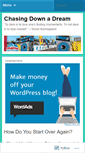 Mobile Screenshot of chasingdownadream.wordpress.com