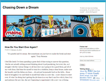 Tablet Screenshot of chasingdownadream.wordpress.com