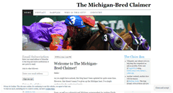 Desktop Screenshot of mibredclaimer.wordpress.com
