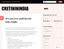 Tablet Screenshot of cretininindia.wordpress.com