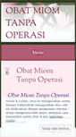 Mobile Screenshot of obatmiomtanpaoperasi100.wordpress.com