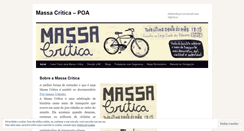 Desktop Screenshot of massacriticapoa.wordpress.com