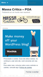 Mobile Screenshot of massacriticapoa.wordpress.com
