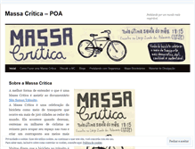 Tablet Screenshot of massacriticapoa.wordpress.com