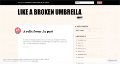 Desktop Screenshot of likeabrokenumbrella.wordpress.com