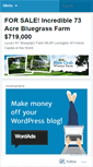 Mobile Screenshot of bluecrabfarm.wordpress.com