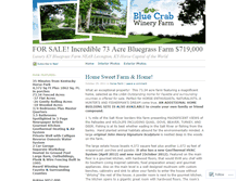 Tablet Screenshot of bluecrabfarm.wordpress.com