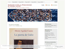Tablet Screenshot of periodismo101.wordpress.com