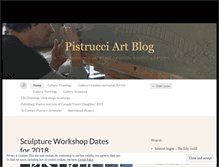 Tablet Screenshot of pistrucciartworks.wordpress.com