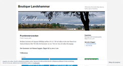 Desktop Screenshot of landshammars.wordpress.com
