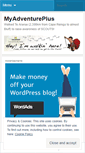 Mobile Screenshot of myadventureplus.wordpress.com