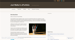 Desktop Screenshot of joelwalker.wordpress.com