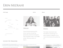 Tablet Screenshot of erinmizrahi.wordpress.com