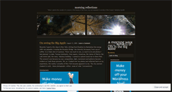 Desktop Screenshot of morningreflections.wordpress.com