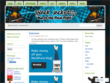 Tablet Screenshot of blackjacketnation.wordpress.com
