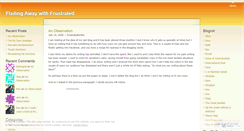 Desktop Screenshot of frustratedwriter.wordpress.com