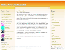 Tablet Screenshot of frustratedwriter.wordpress.com