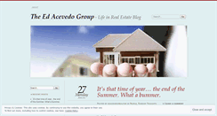 Desktop Screenshot of edacevedorealtor.wordpress.com