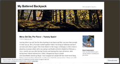 Desktop Screenshot of mybatteredbackpack.wordpress.com