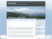 Tablet Screenshot of nguyenhiep.wordpress.com