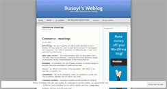 Desktop Screenshot of ikasoyi.wordpress.com
