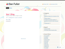 Tablet Screenshot of danfuller.wordpress.com