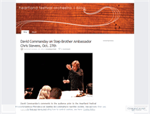 Tablet Screenshot of heartlandfestivalorchestra.wordpress.com