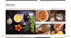 Desktop Screenshot of cannotcook.wordpress.com