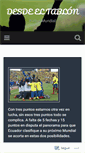 Mobile Screenshot of desdeltablon.wordpress.com
