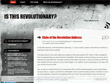 Tablet Screenshot of isthisrevolutionary.wordpress.com