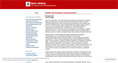 Desktop Screenshot of itsenalistus.wordpress.com