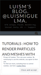 Mobile Screenshot of luismma.wordpress.com