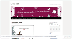 Desktop Screenshot of leerxleer.wordpress.com