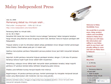 Tablet Screenshot of malaypress.wordpress.com