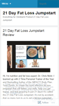 Mobile Screenshot of blog21dayfatloss.wordpress.com