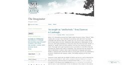 Desktop Screenshot of imaginater.wordpress.com