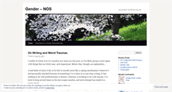 Desktop Screenshot of gendernos.wordpress.com