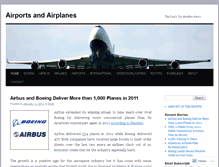 Tablet Screenshot of airportsandairplanes.wordpress.com