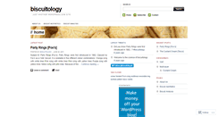 Desktop Screenshot of biscuitology.wordpress.com