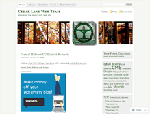 Tablet Screenshot of cluucweb.wordpress.com